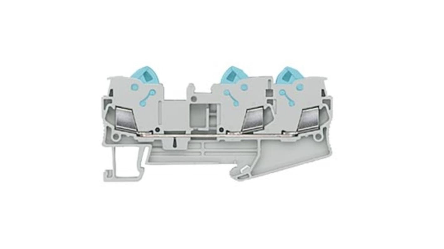 Siemens 8WH3003-0AF00 8WH Series Grey, 2.5mm², 1-Level, Plug-In Termination, CSA
