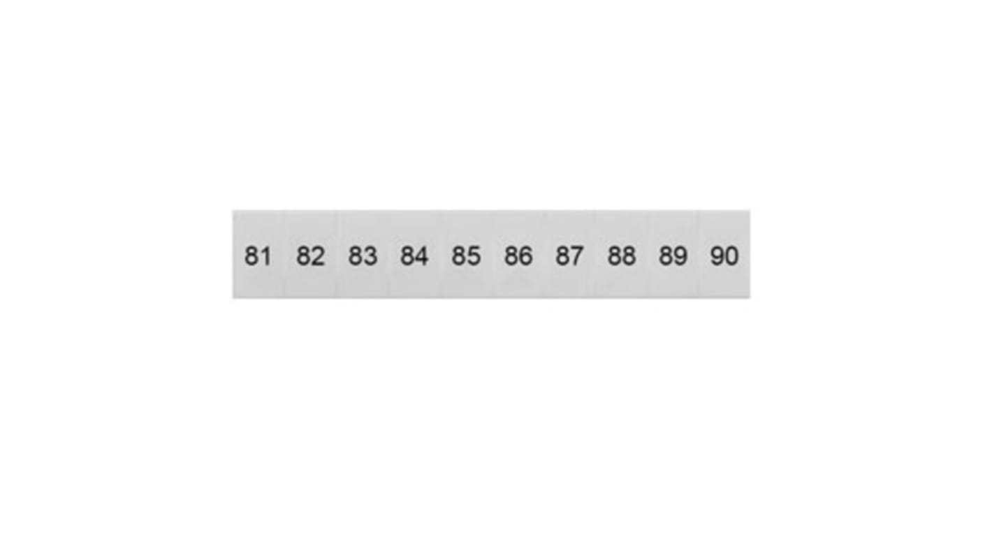 Siemens, 8WH Labeling Plate for use with  for use with Terminal Blocks