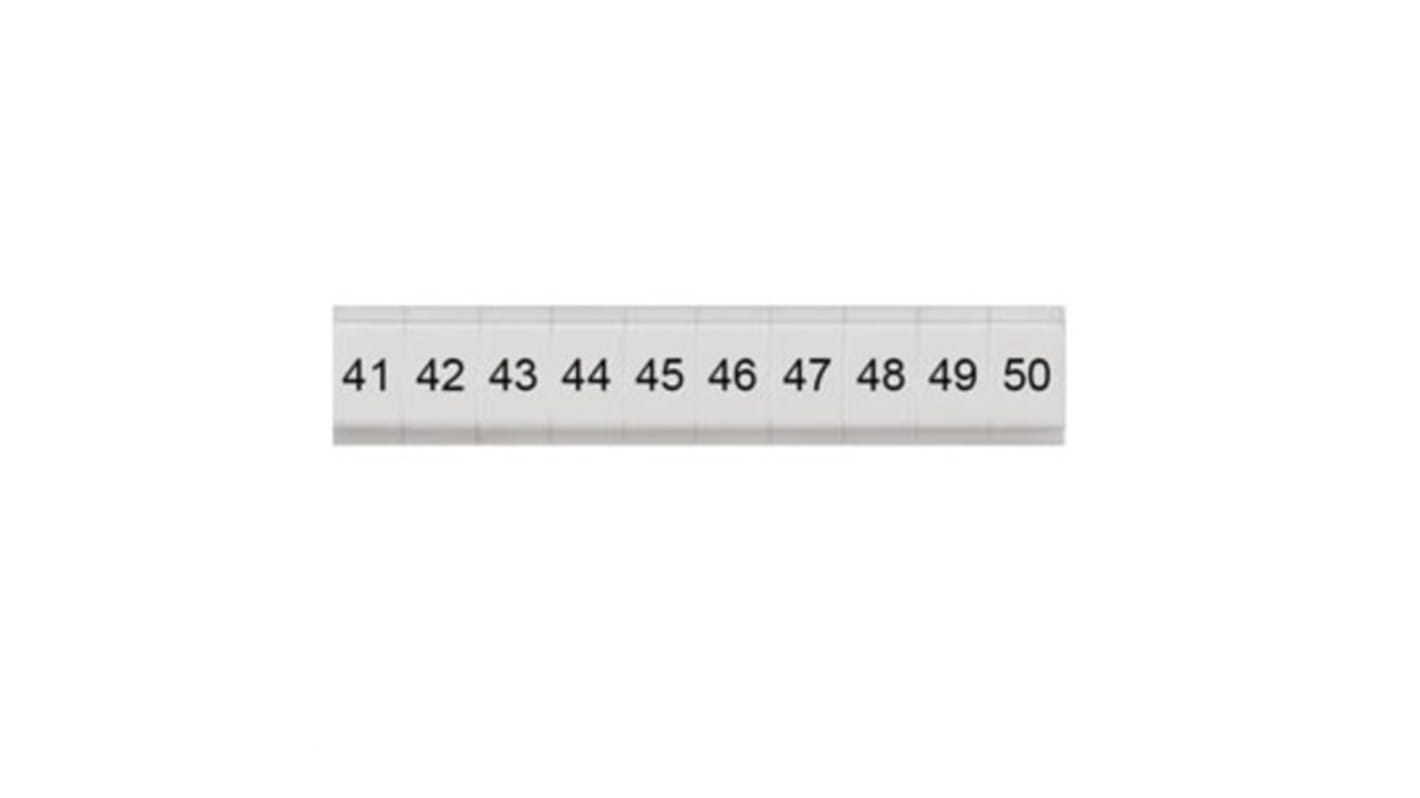 Siemens, 8WH Labeling Plate for use with  for use with Terminal Blocks