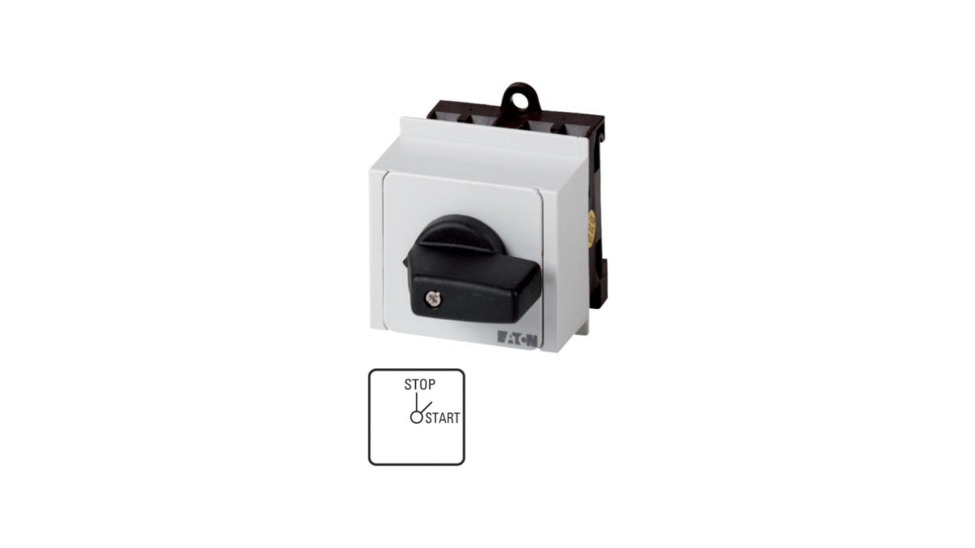 Eaton, 1P 2 Position 45° On-Off Cam Switch, 690V (Volts), 20A, Rotary Actuator