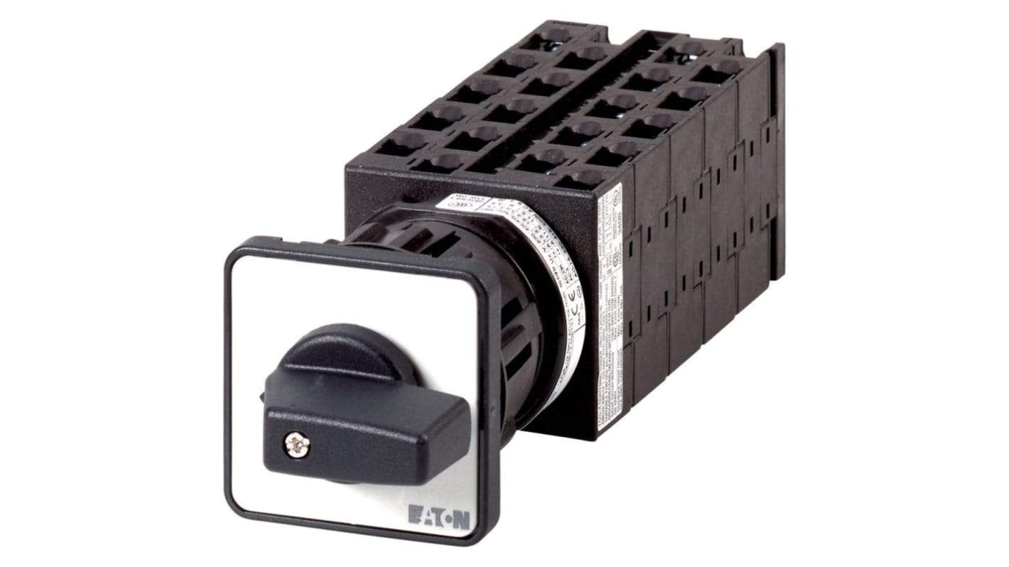 Eaton, 2P 10 Position 30° Multi Step Cam Switch, 690V (Volts), 20A, Toggle Actuator