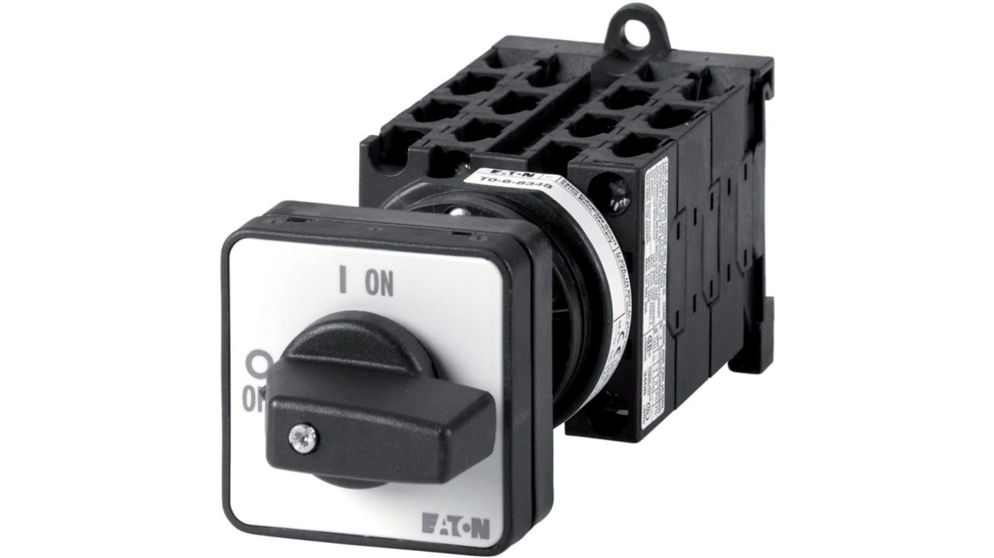 Interruttore Cam Eaton serie Moeller 010380 T0-6-8370/Z 6P, 3 posizioni, 20A, 690V (Volts)