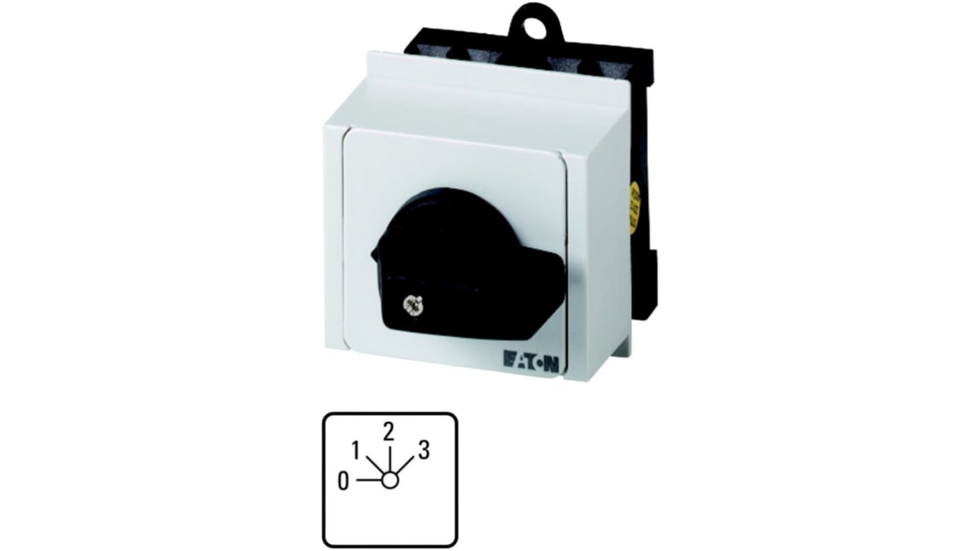 Eaton Nockenschalter, 3-polig / 20A, 690V (Volts), 4-Stufen, 45°-Wurfwinkel