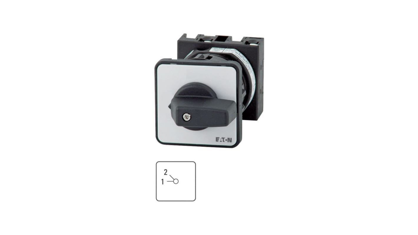 Eaton, 3P 2 Position 45° Multi Step Cam Switch, 690V (Volts), 20A, Toggle Actuator