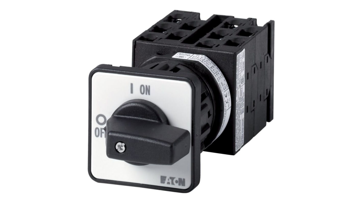 Eaton, 3P 3 Position 60° Star Delta Cam Switch, 690V (Volts), 20A, Toggle Actuator