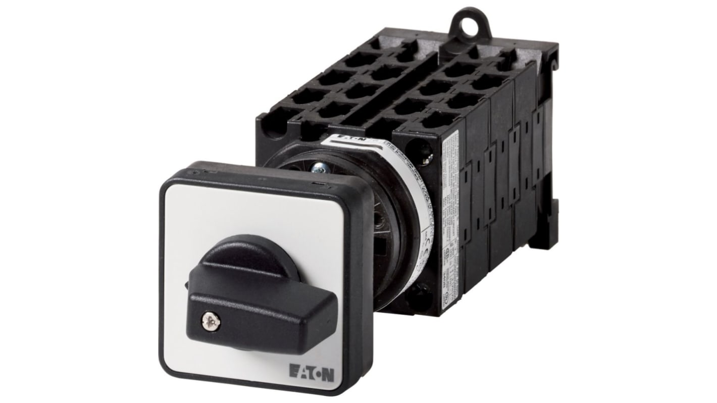 Eaton, 4P 16 Position 45° On-Off Cam Switch, 690V (Volts), 20A, Toggle Actuator
