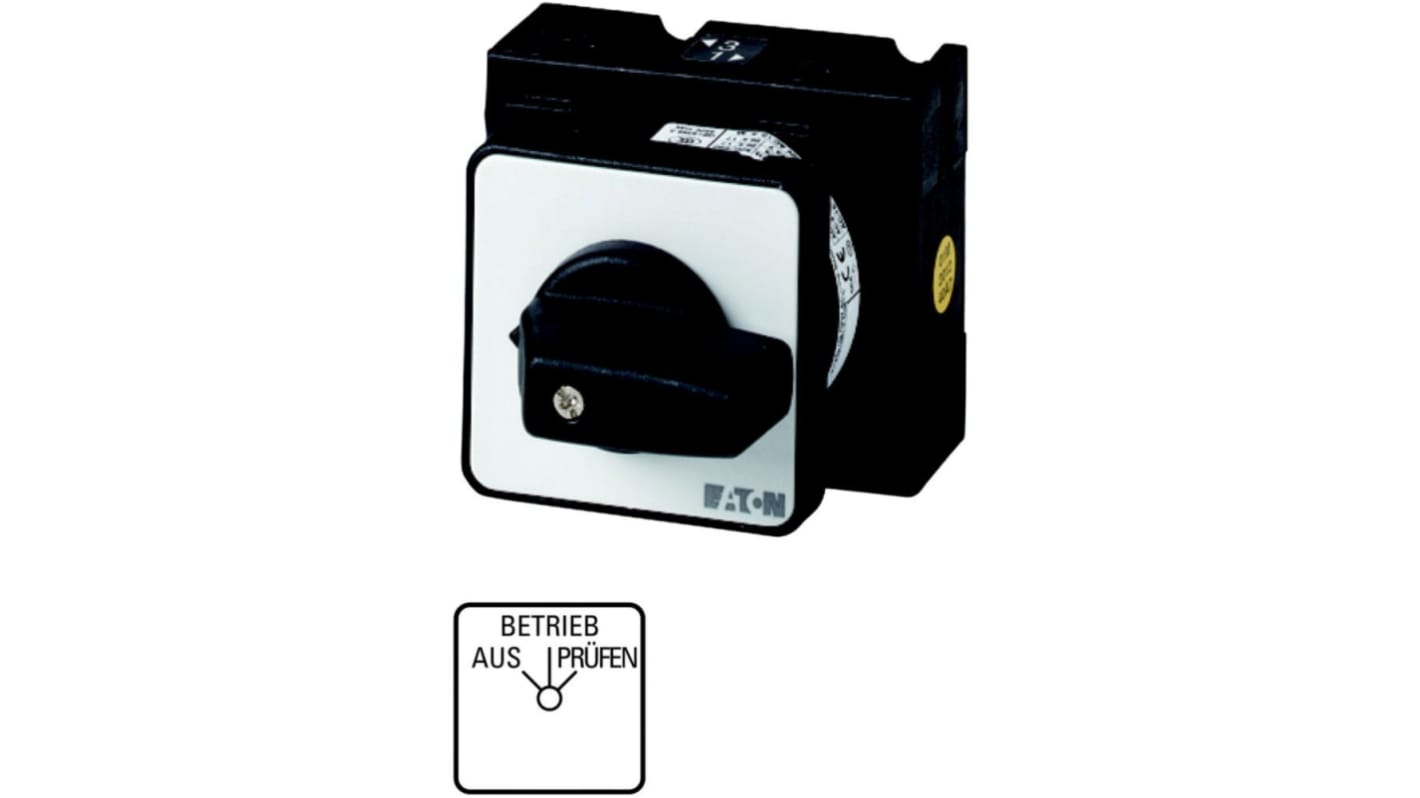Interruttore Cam Eaton 016374 T3-1-15059/E 1P, 3 posizioni, 32A, 690V (Volts)