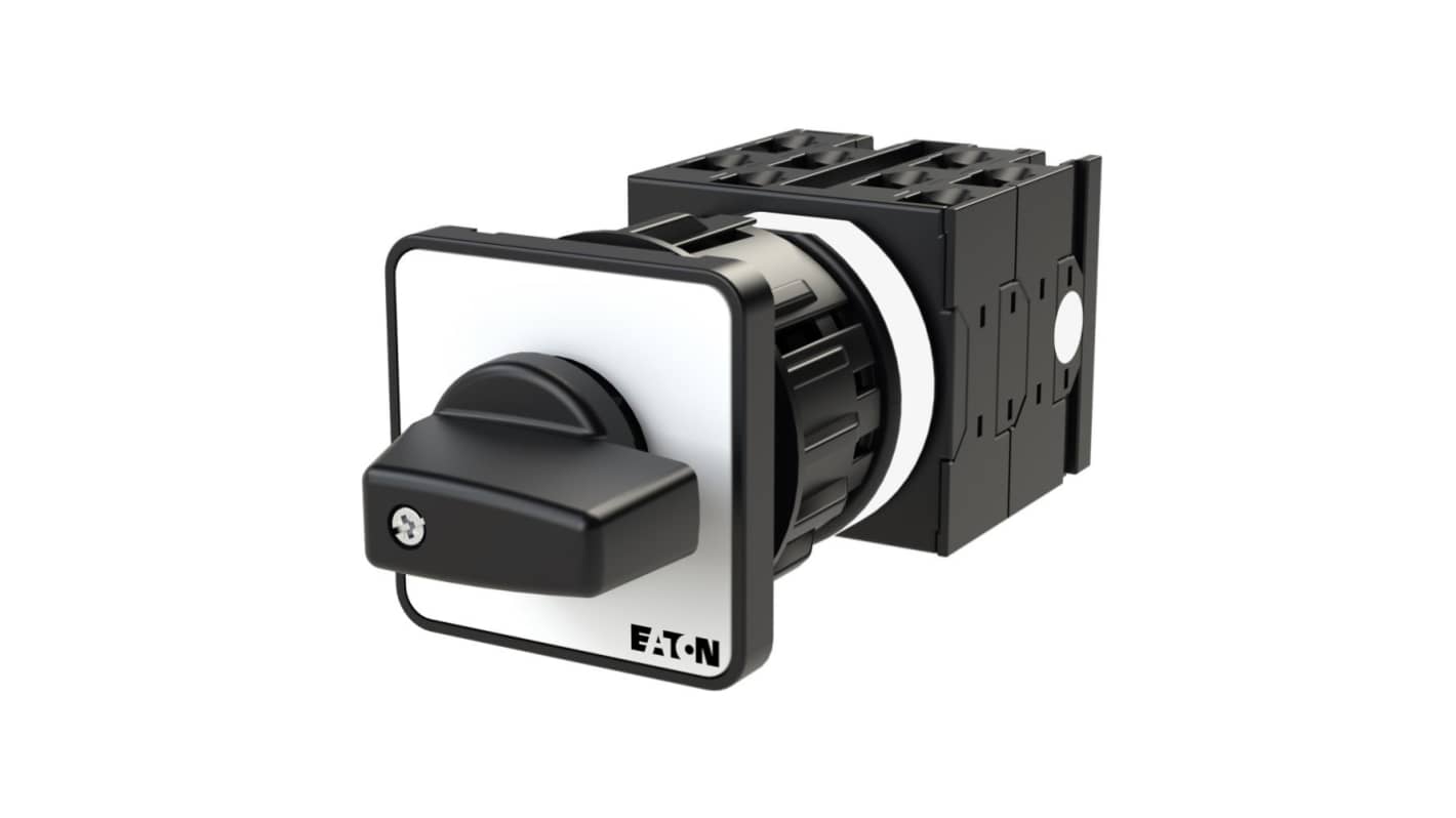 Eaton, 1P 8 Position 45° Multi Step Cam Switch, 690V (Volts), 20A, Toggle Actuator