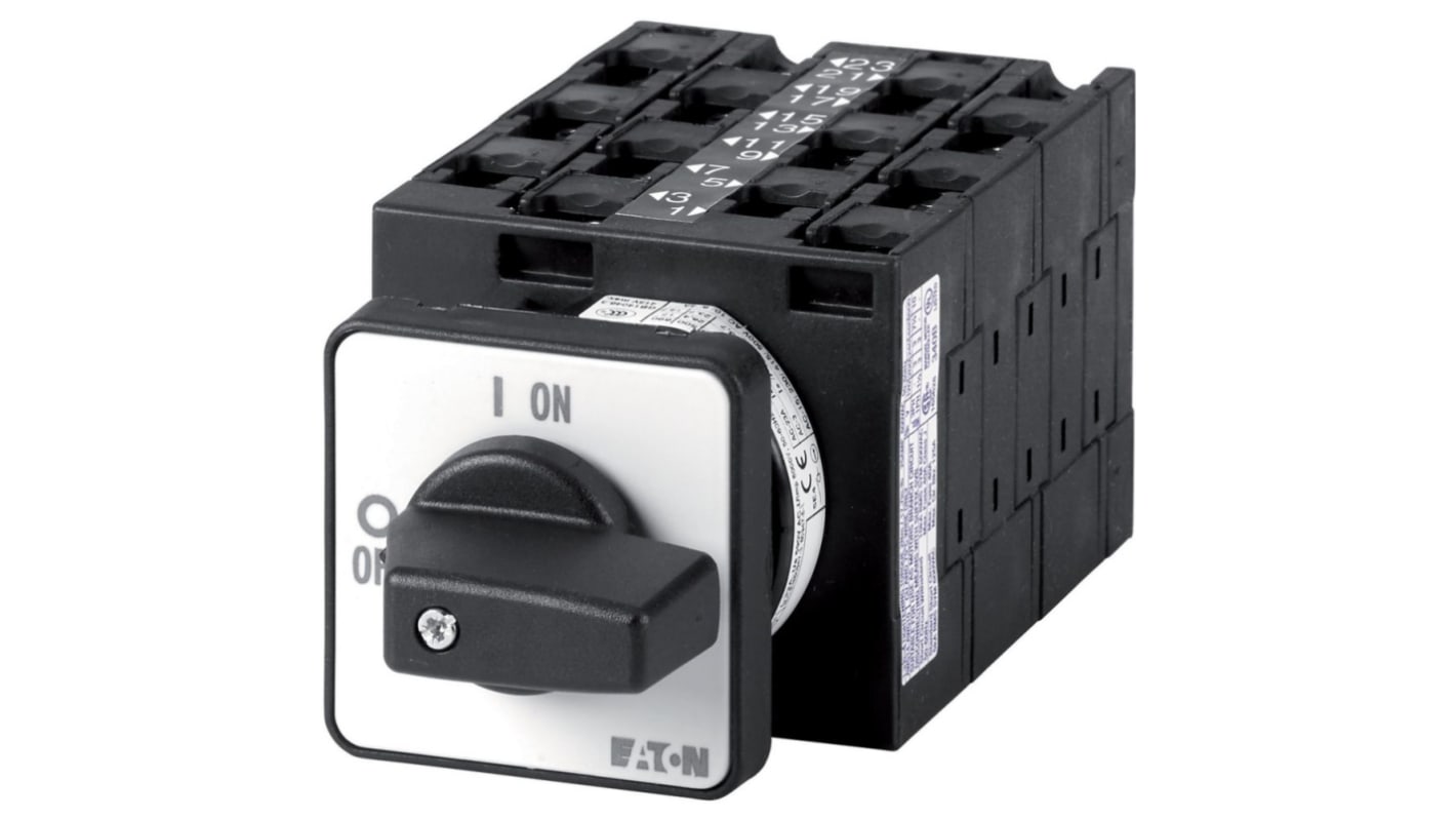 Interruttore Cam Eaton 023895 T3-6-15877/E 3P, 5 posizioni, 32A, 690V (Volts)