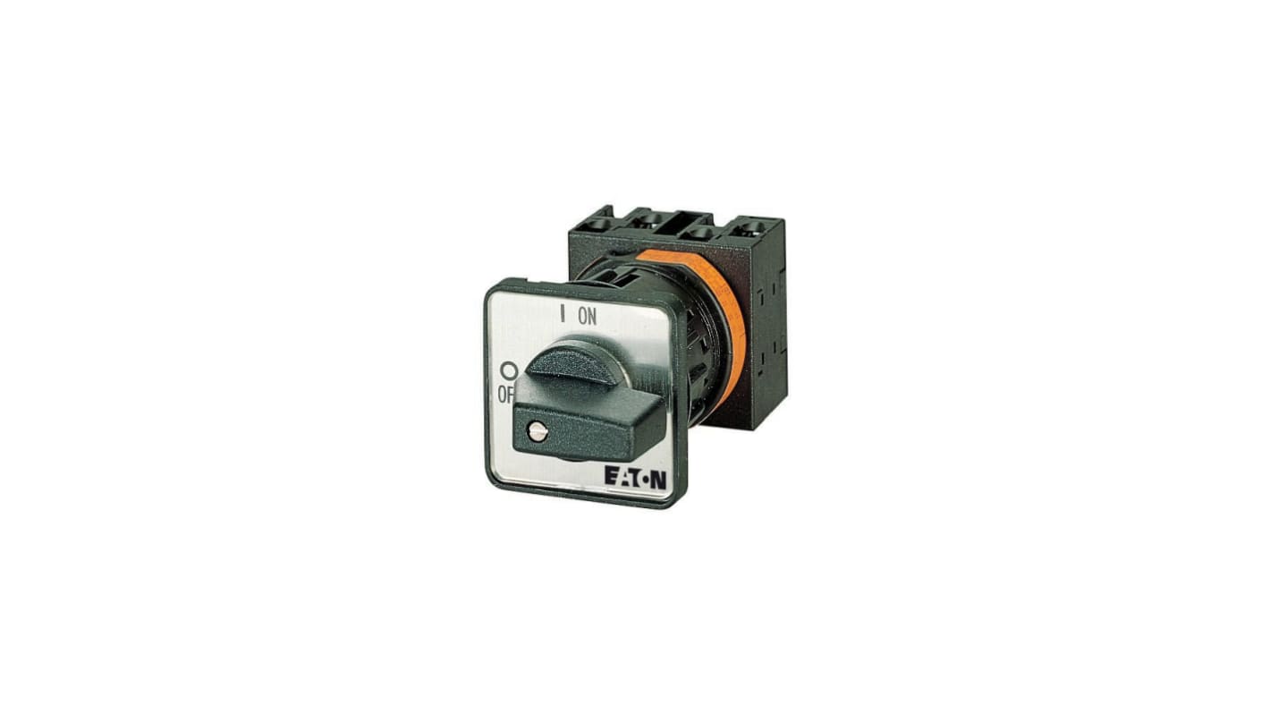 Eaton, 3P 2 Position 90° On-Off Cam Switch, 690V (Volts), 32A, Short Thumb Grip Actuator