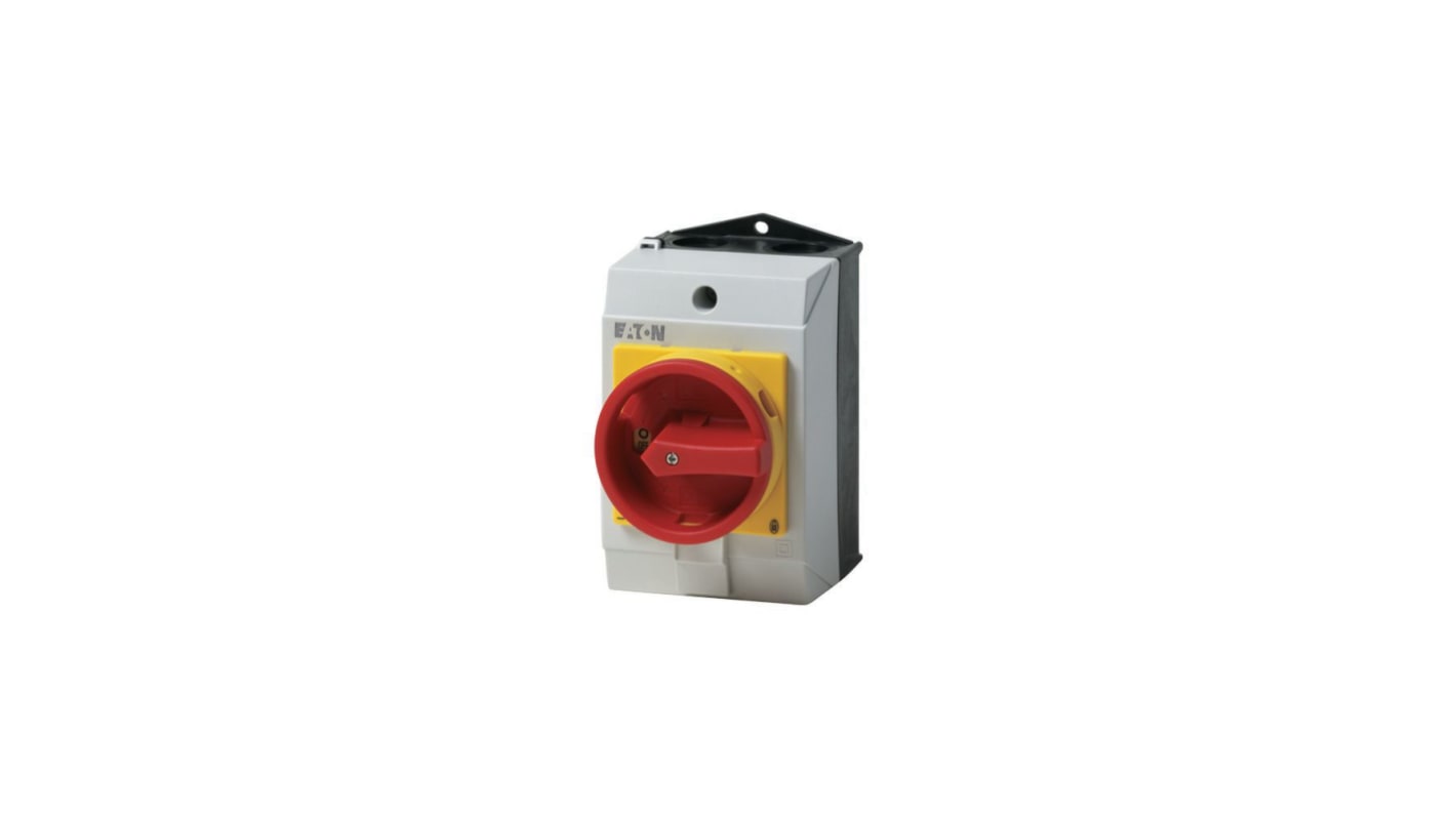 Eaton Black, White Plastic Enclosure - 1 Hole