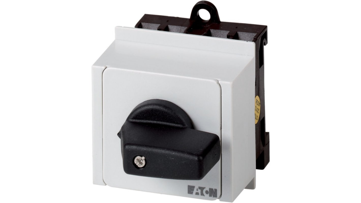 Eaton, 4P 2 Position 90° On-Off Cam Switch, 690V (Volts), 20A, Short Thumb Grip Actuator