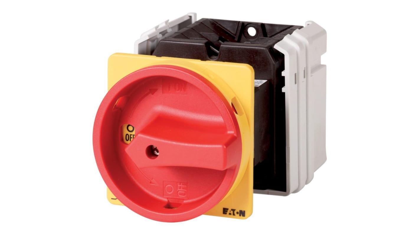 Eaton, 3P 3 Position 90° Rotary Cam Switch, 690V (Volts), 63A, Rotary Actuator
