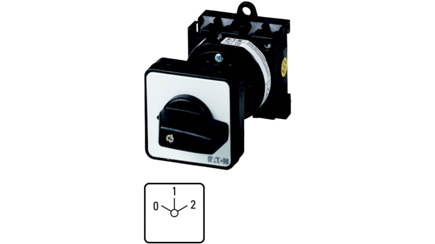 Eaton, 3P 3 Position 60° Multi Speed Cam Switch, 690V (Volts), 20A, Short Thumb Grip Actuator