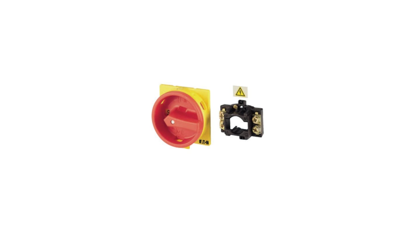 Eaton Red, Yellow Rotary Handle