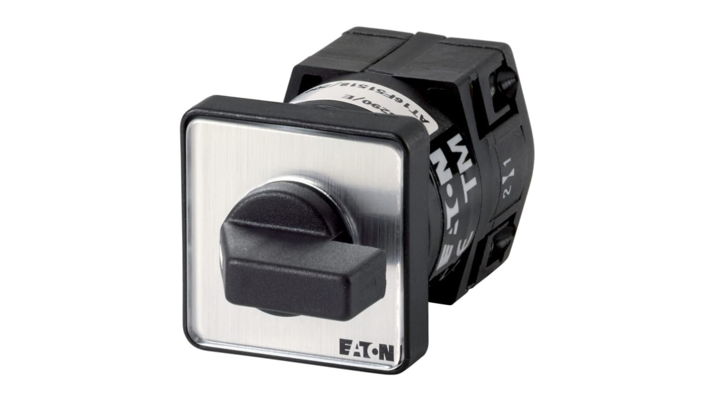 Eaton, 2P 2 Position 90° On-Off Cam Switch, 500V (Volts), 10A, Short Thumb Grip Actuator