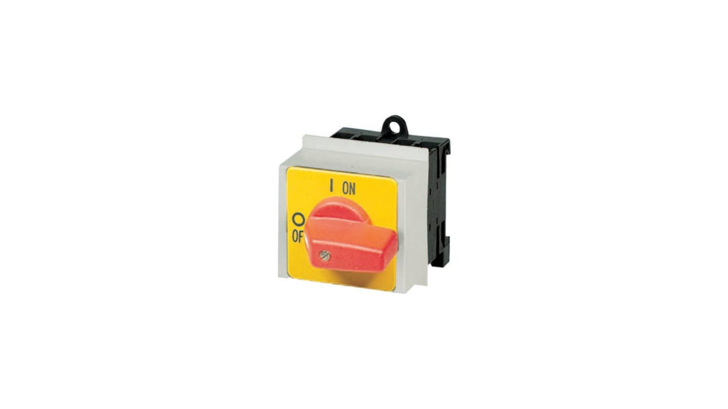 Eaton, 3P 2 Position 90° On-Off Cam Switch, 690V (Volts), 20A, Short Thumb Grip Actuator