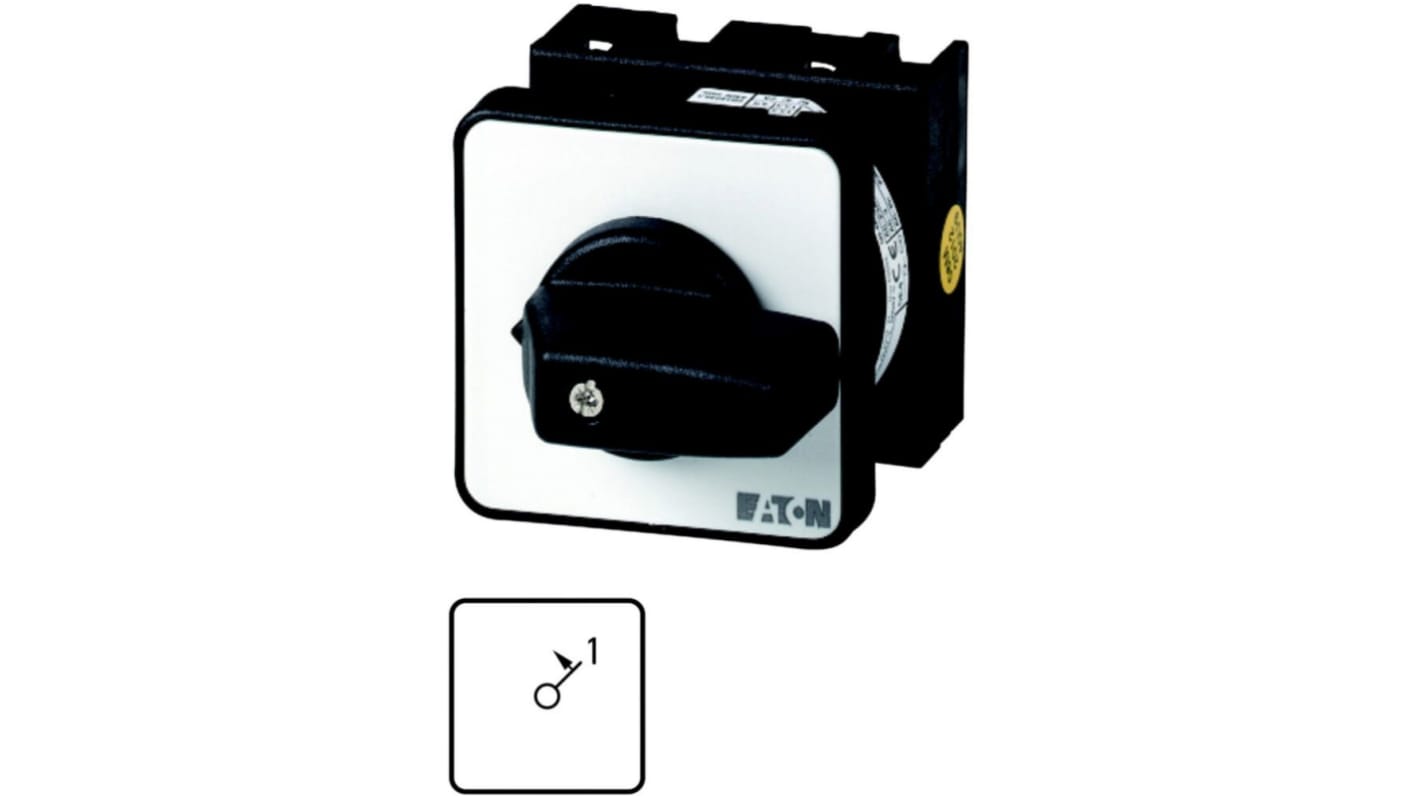 Interruttore Cam Eaton serie Moeller 088690 T0-1-15321/EZ 1P, 1 posizioni, 20A, 690V (Volts)