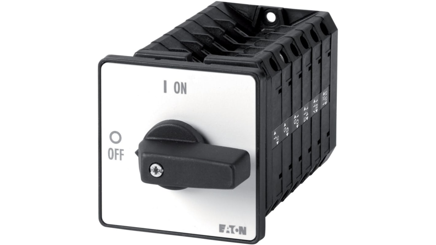 Interrupteur à came Eaton, 2 contacts , 12P, 63A