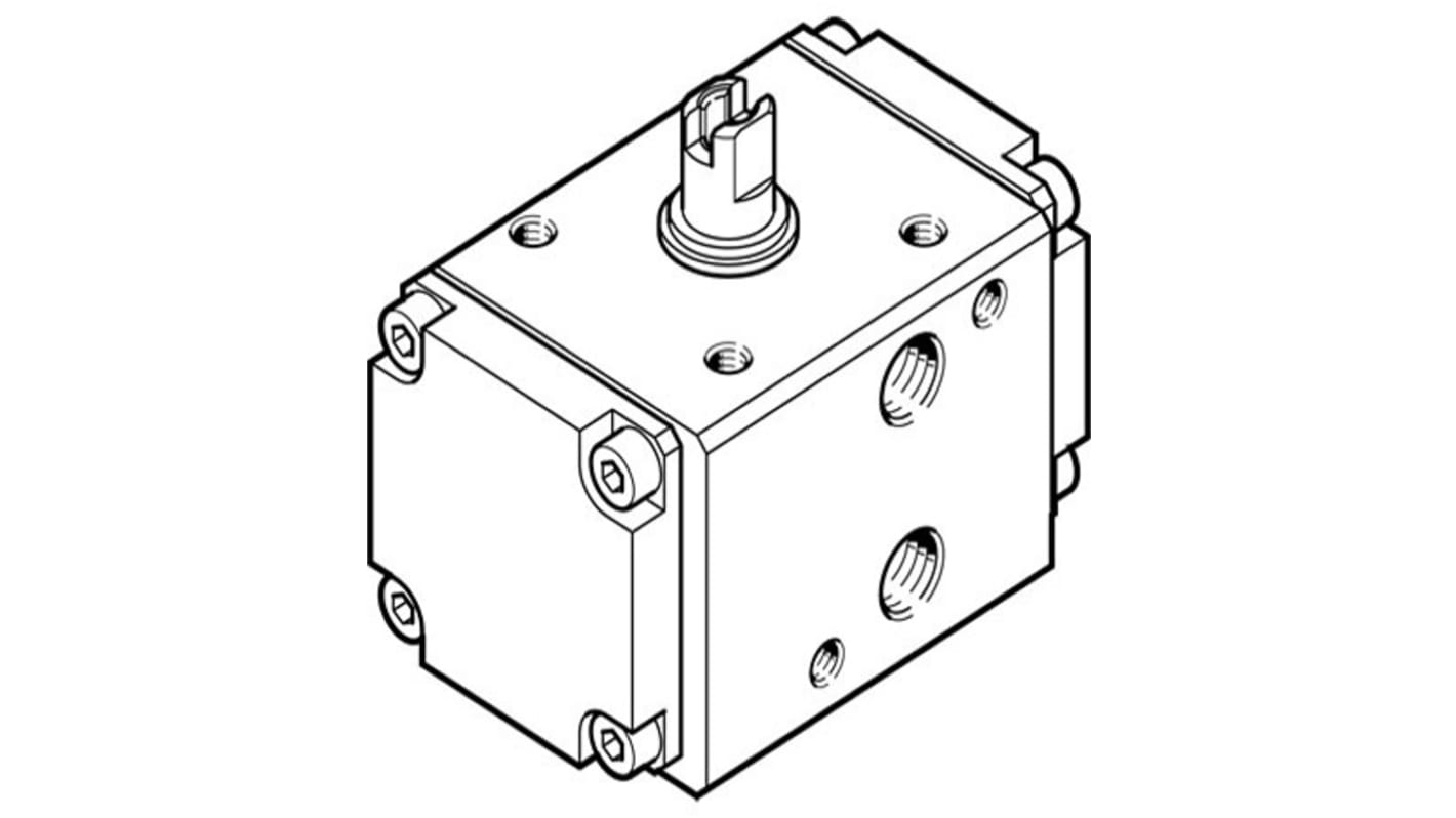 Festo DAPS Series 8.4 bar Single Action Rotary Actuator, 90° Rotary Angle