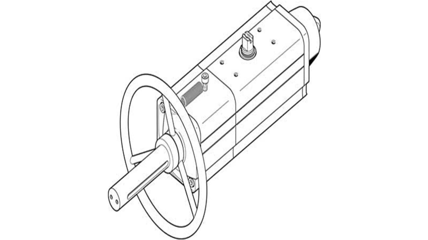 Festo DAPS Series 8.4 bar Single Action Rotary Actuator, 90° Rotary Angle