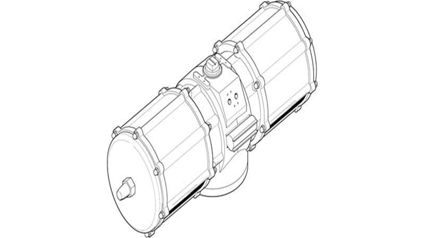 Festo DAPS Series 8.4 bar Single Action Rotary Actuator, 90° Rotary Angle