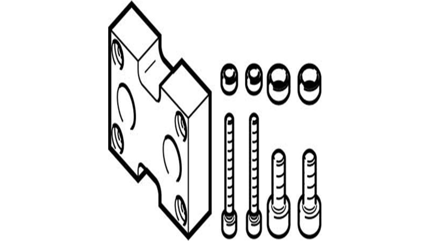 Festo Adapter DHAA-G-Q11-25-B8-35 zur Verwendung mit Greifer