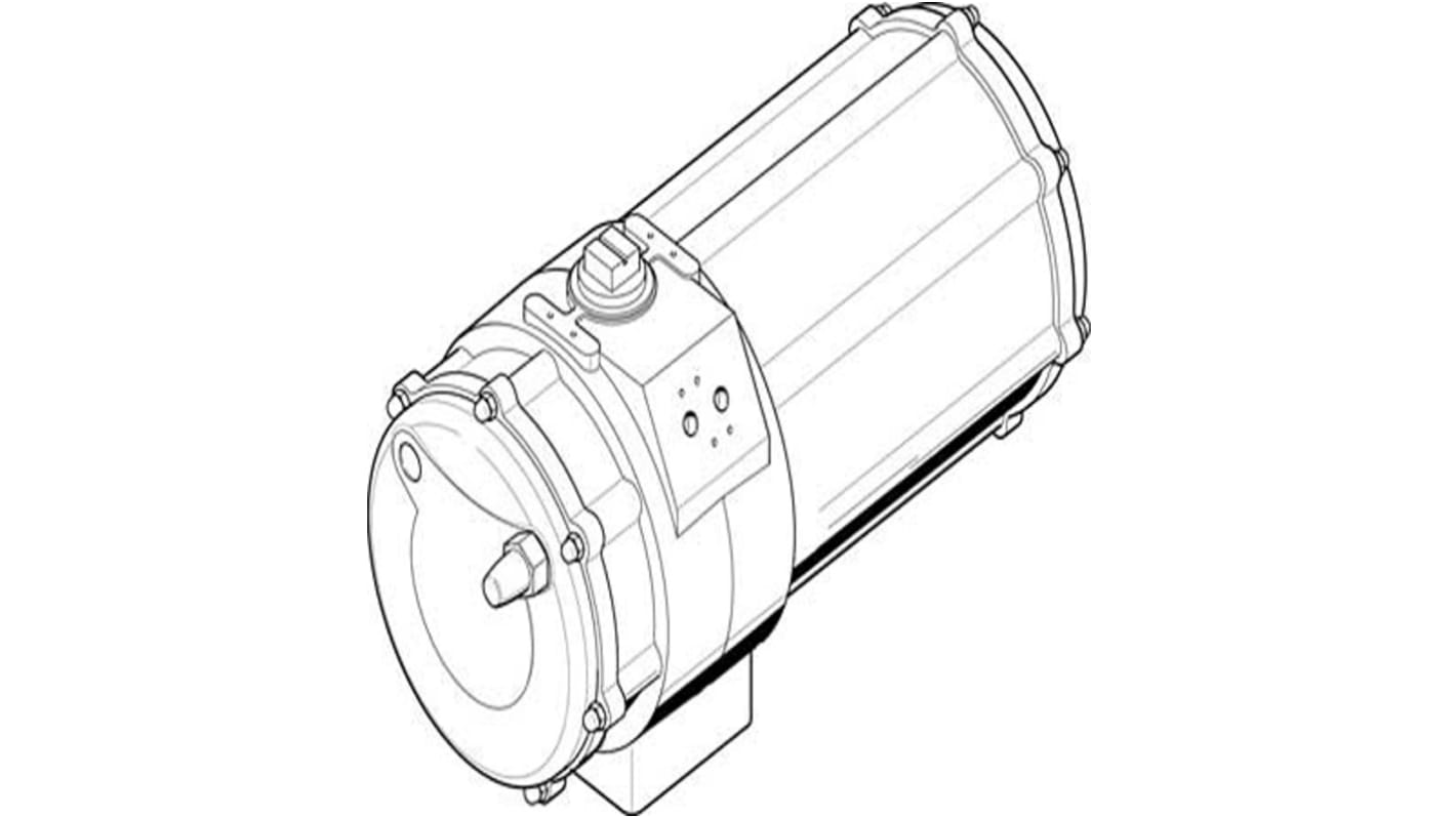 Festo DAPS Series 8.4 bar Single Action Rotary Actuator, 90° Rotary Angle