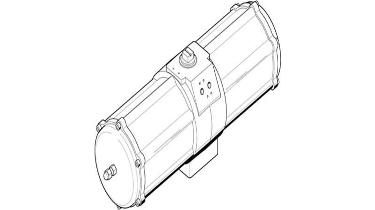 Festo DAPS Series 8.4 bar Single Action Rotary Actuator, 90° Rotary Angle