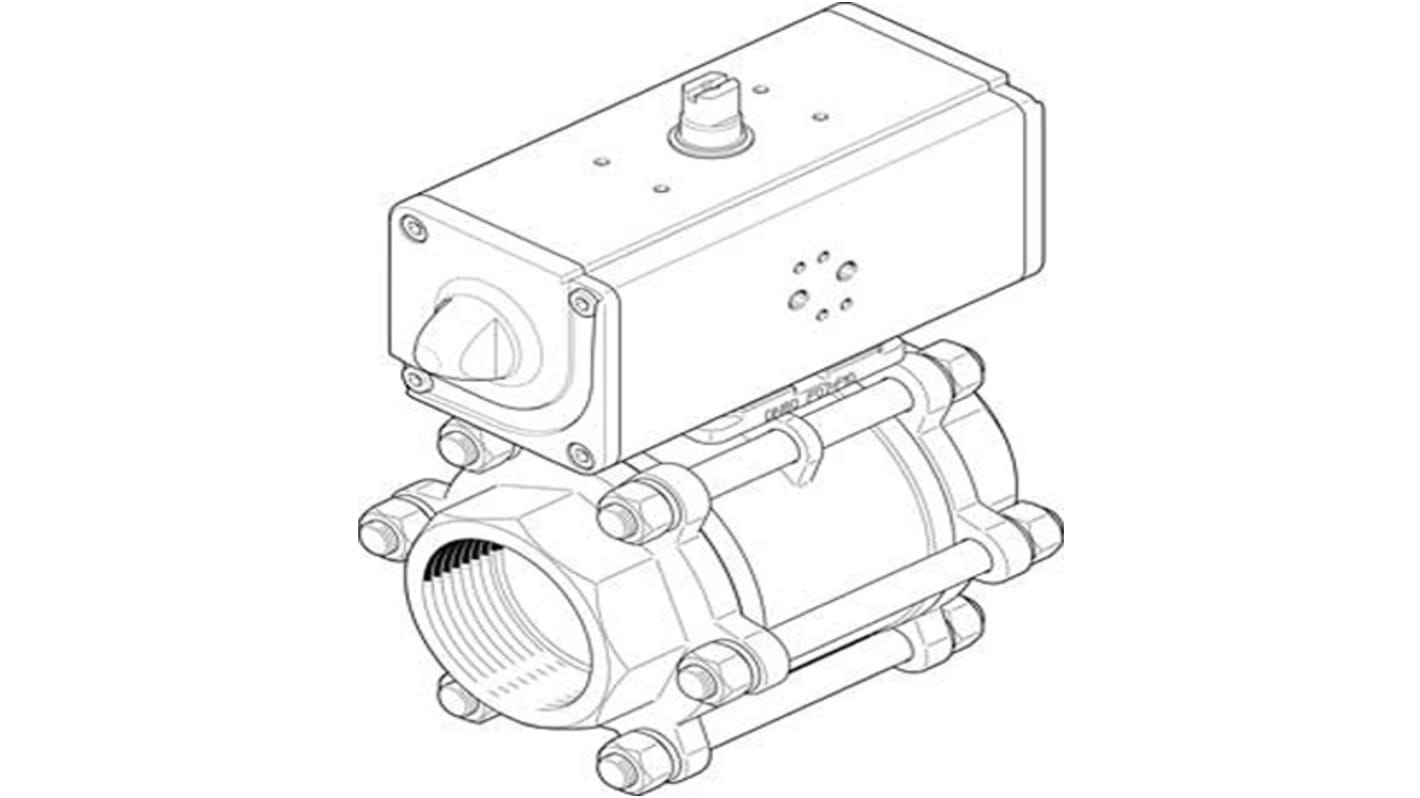 Festo 2-Wege Kugelventil Pneumatisch