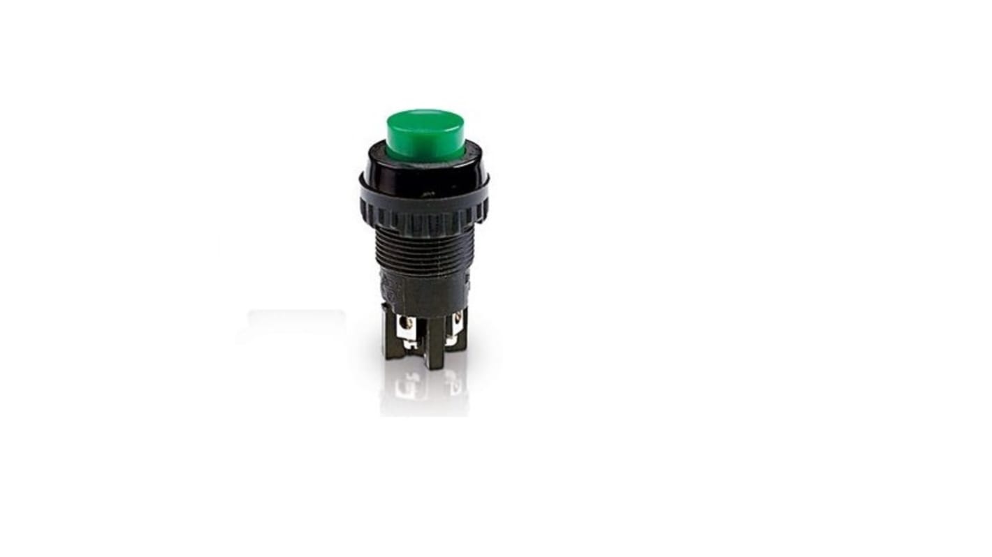 RAFI 1.01 Series Push Button, Momentary, Panel Mount, 22mm Cutout, 1NO + 1NC, 250V, IP40, IP65
