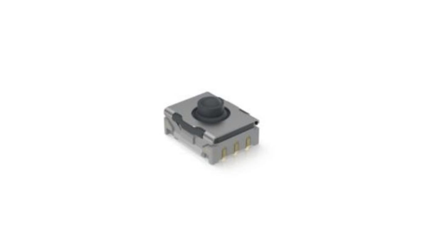 RAFI Black Momentary Tactile Switch, 1 NO 100mA 12mm Surface Mount