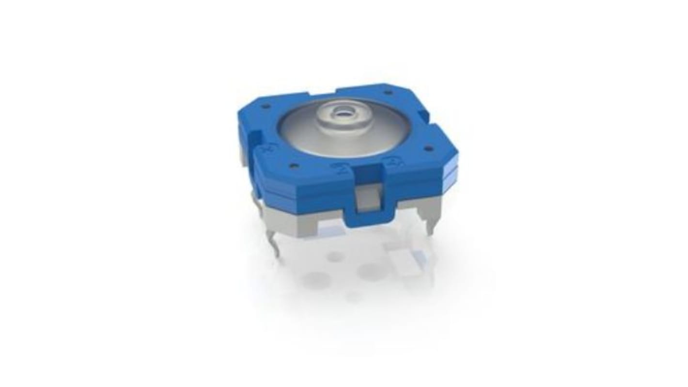 RAFI IP54 Blue Momentary Tactile Switch, 1 NO 100mA 12mm Through Hole