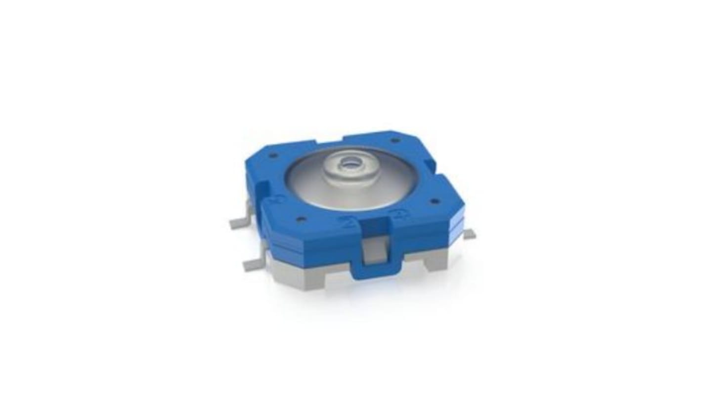 RAFI IP54 Blue Momentary Tactile Switch, 1 NO 100mA 12mm Surface Mount