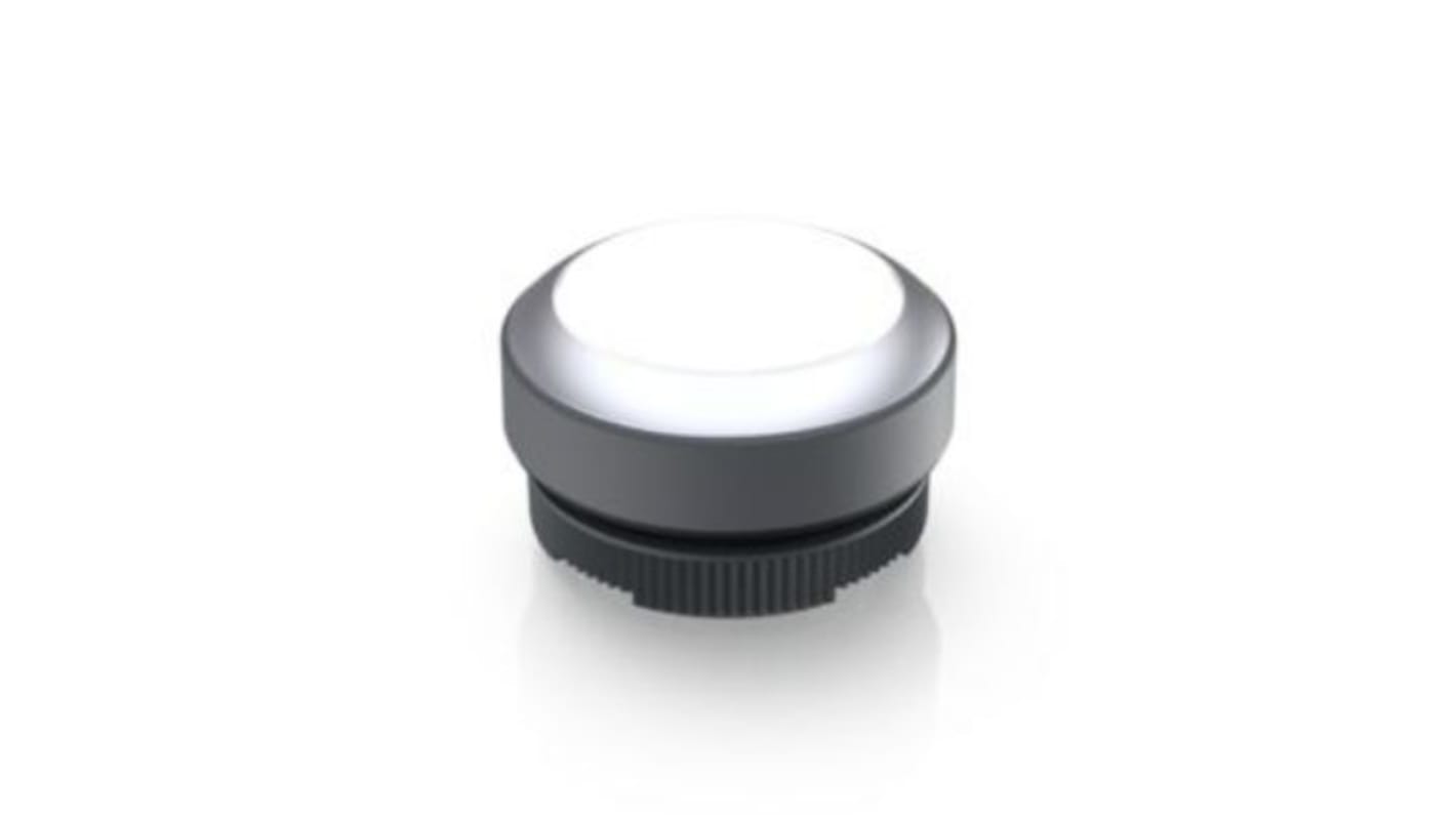 RAFI RAFIX 22 FS+ Series Push Button for Use with RAFIX FS Switching Element Universal PCB, White Light