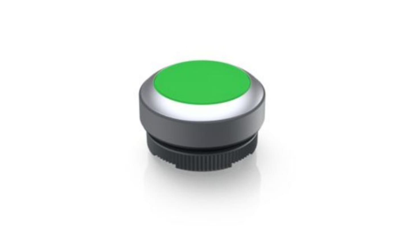 RAFI RAFIX 22 FS+ Series Push Button for Use with RAFIX FS Switching Element Universal PCB, Green Light