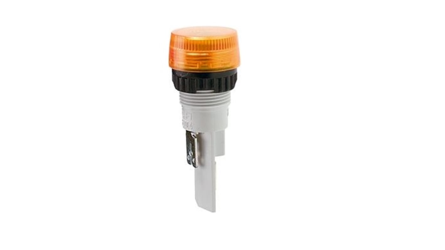 Lente de botón pulsador para uso con Lámpara de filamento/neón