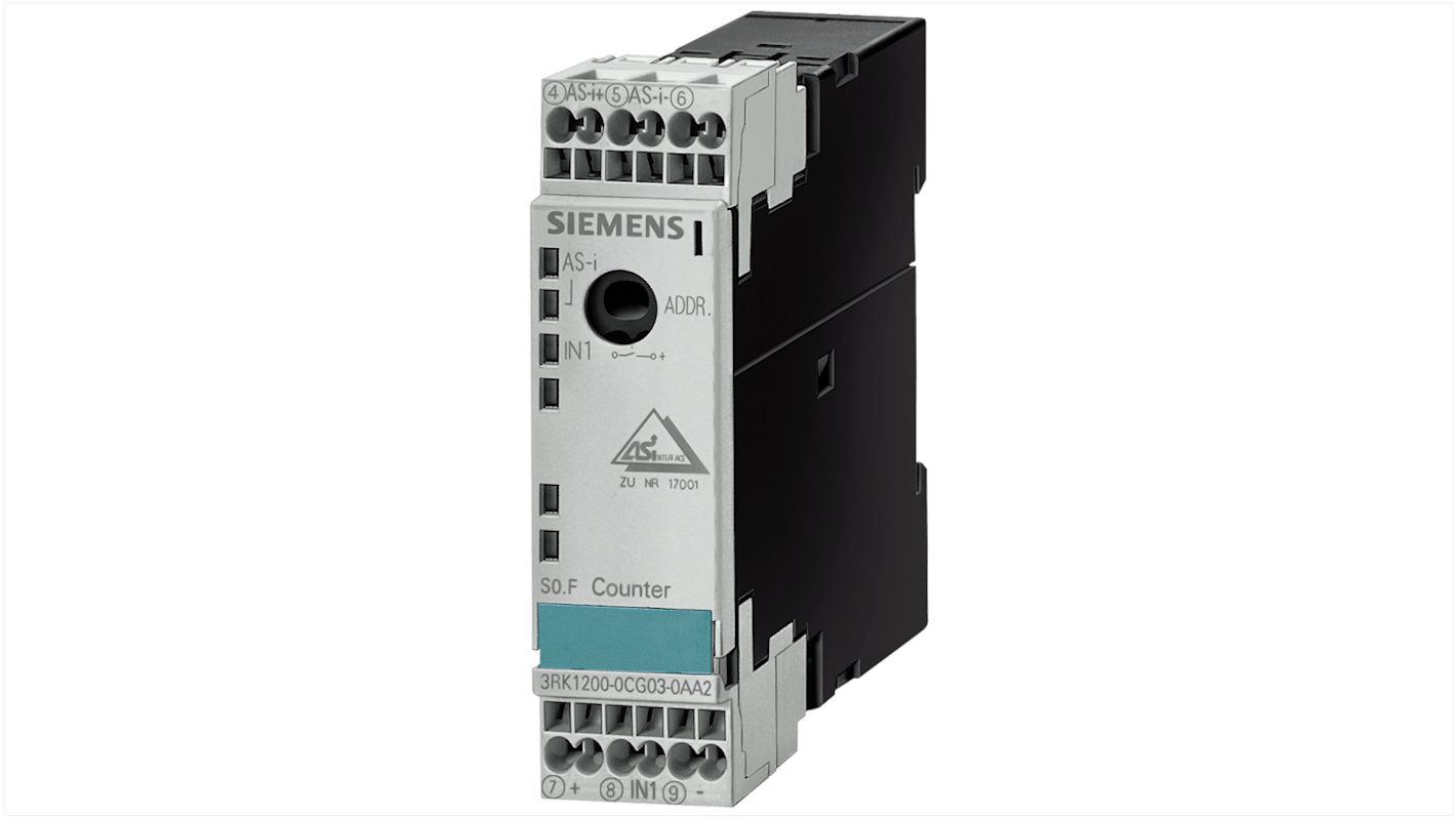 Siemens 3RK1 Zähler für Zählermodule DI Eingang Slimline