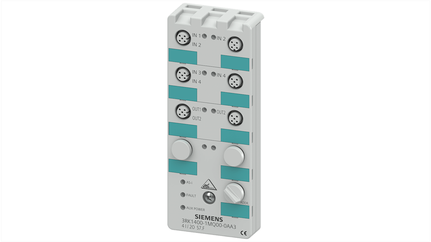Siemens AS-I K60 Series Digital I/O Module for Use with Field Work, Digital, Digital