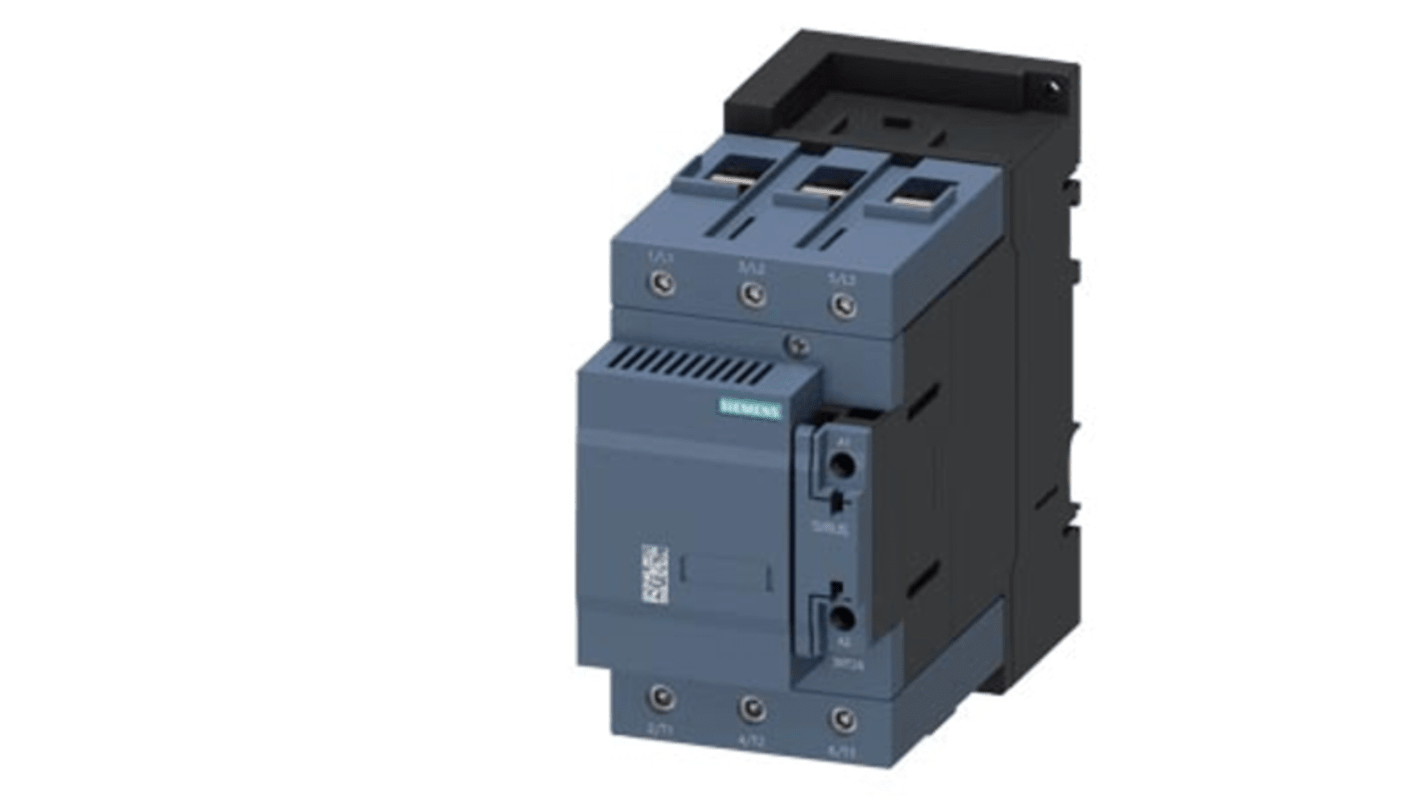 Siemens SIRIUS 3RT Size S3, 3RT26 Capacitor Contactor, 400 V Coil, 3-Pole, 10 A, 2 NC, 280 V