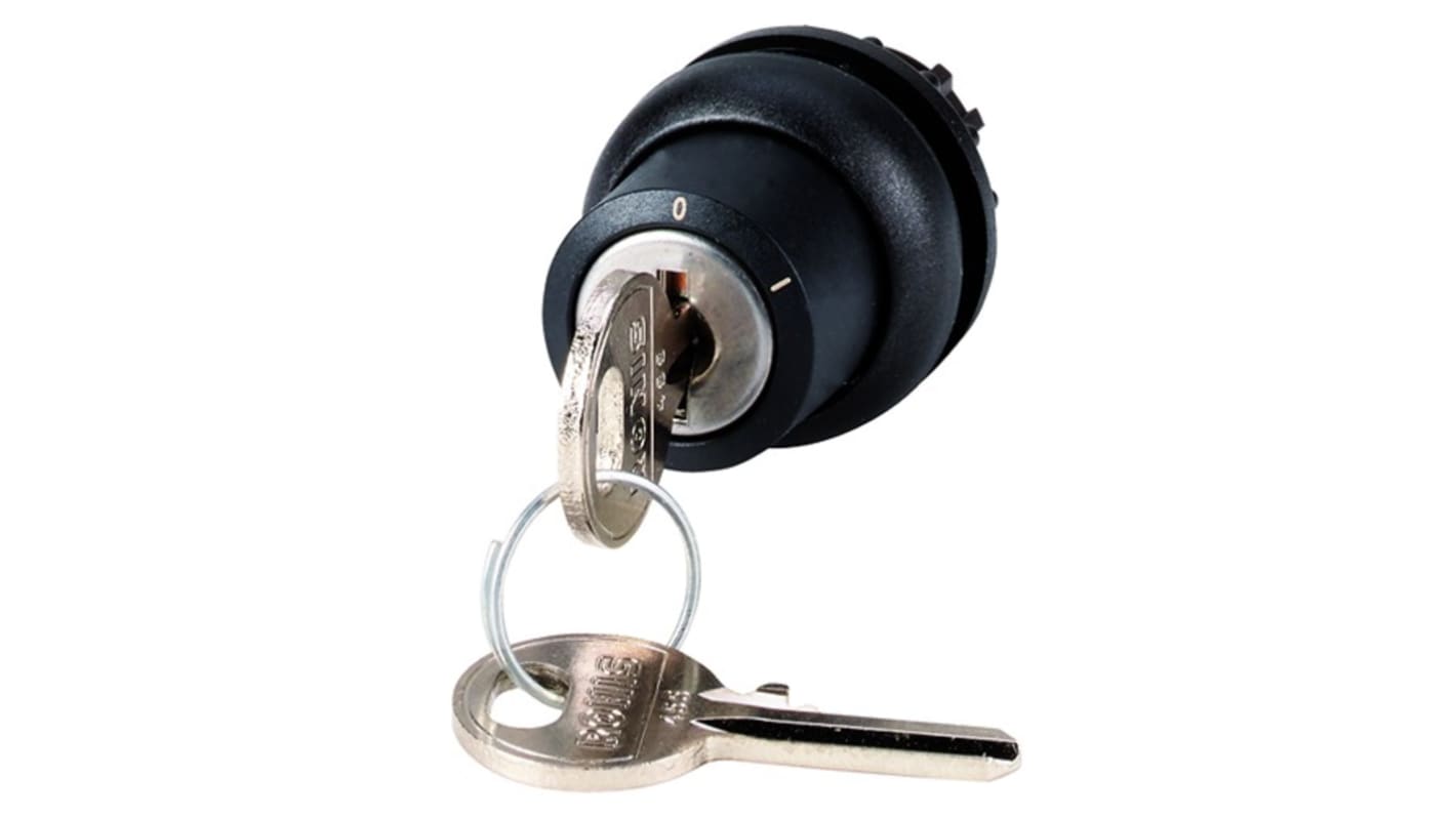 Eaton M22 2-position Key Switch Head, Maintained, 22.5mm Cutout