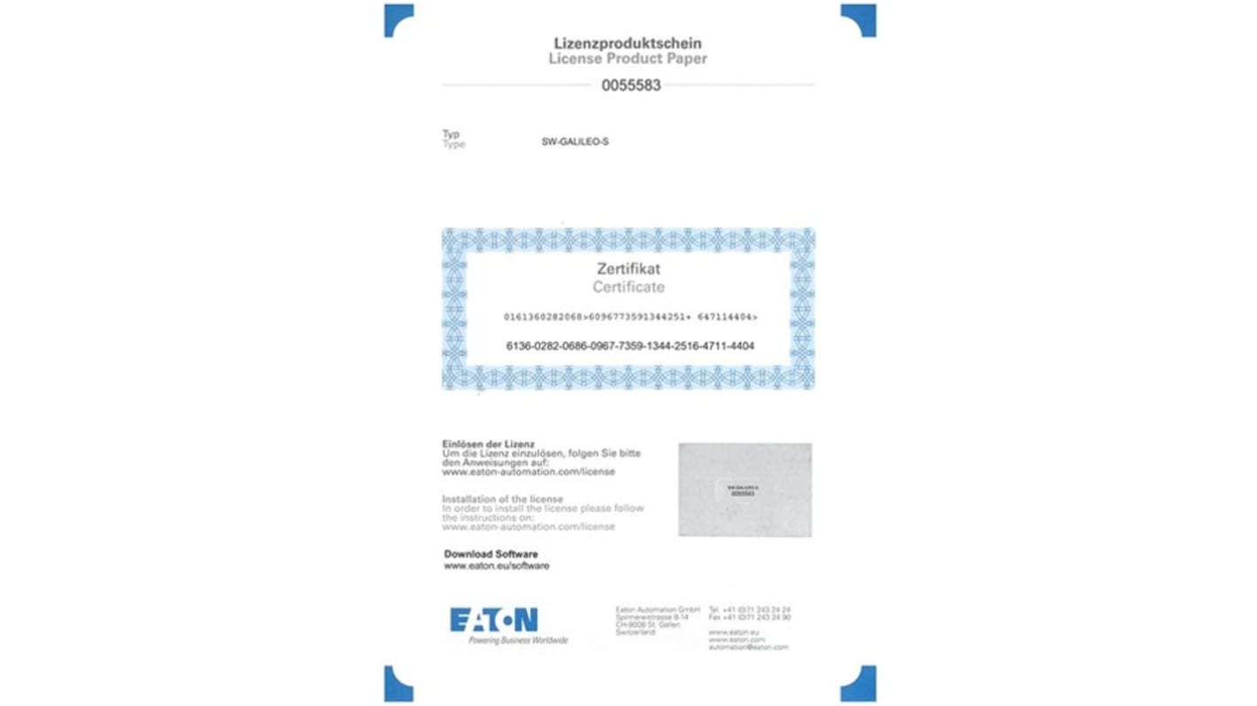Software di programmazione Eaton, per Sistema operativo Windows 7