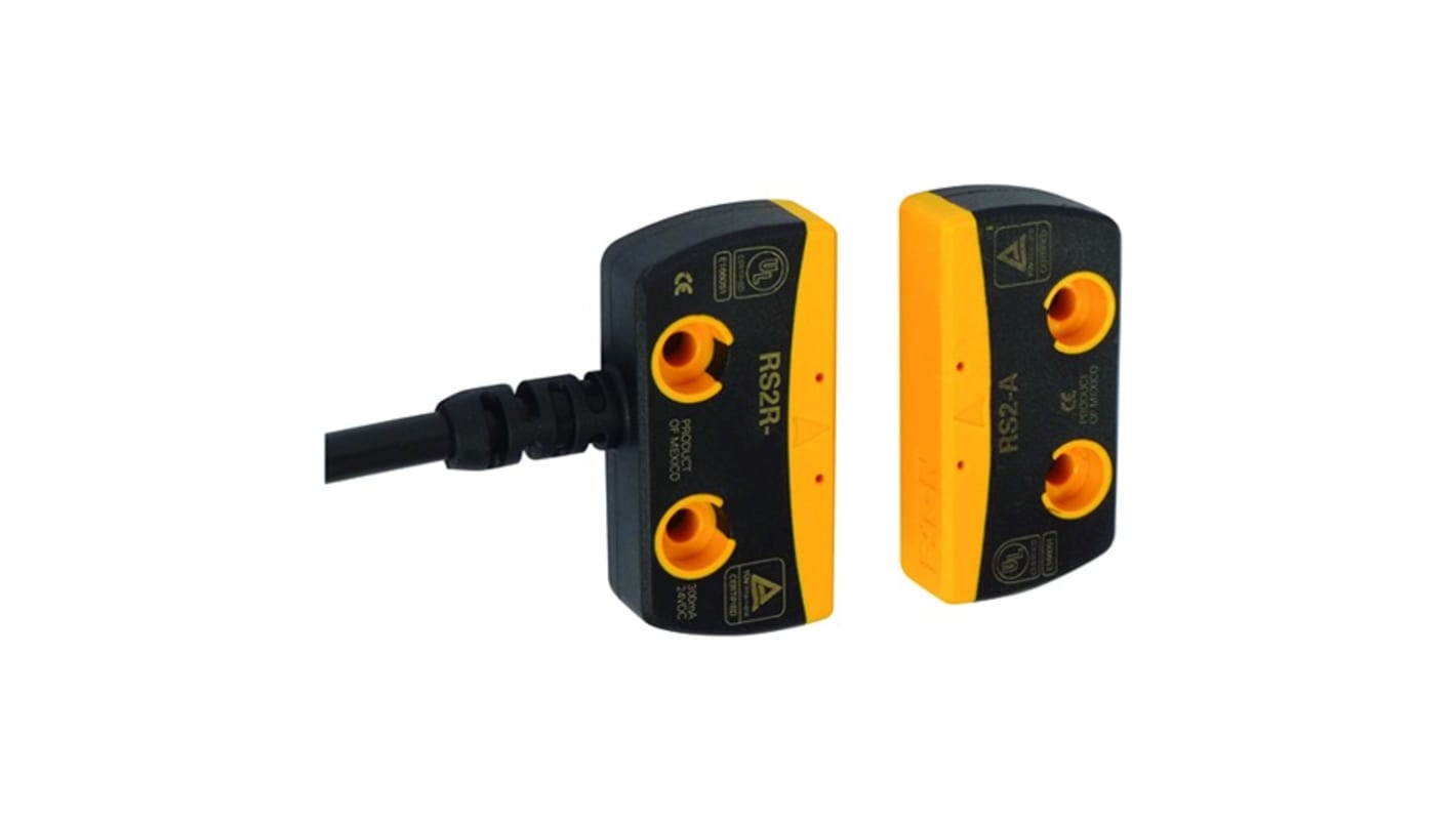 Eaton Magnetic Non-Contact Safety Switch, 24V dc, Plastic Housing, 2NC, 3m Cable