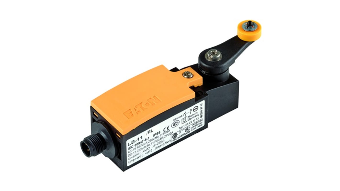 Eaton LS Safety Interlock Switch, Actuator Actuator Included, Plastic