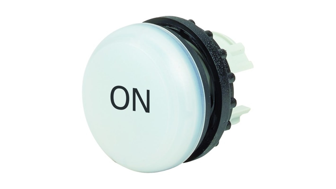 Eaton, M22, Panel Mount White LED Indicator, 22.5mm Cutout, IP66, IP67, IP69K, Round, 250V