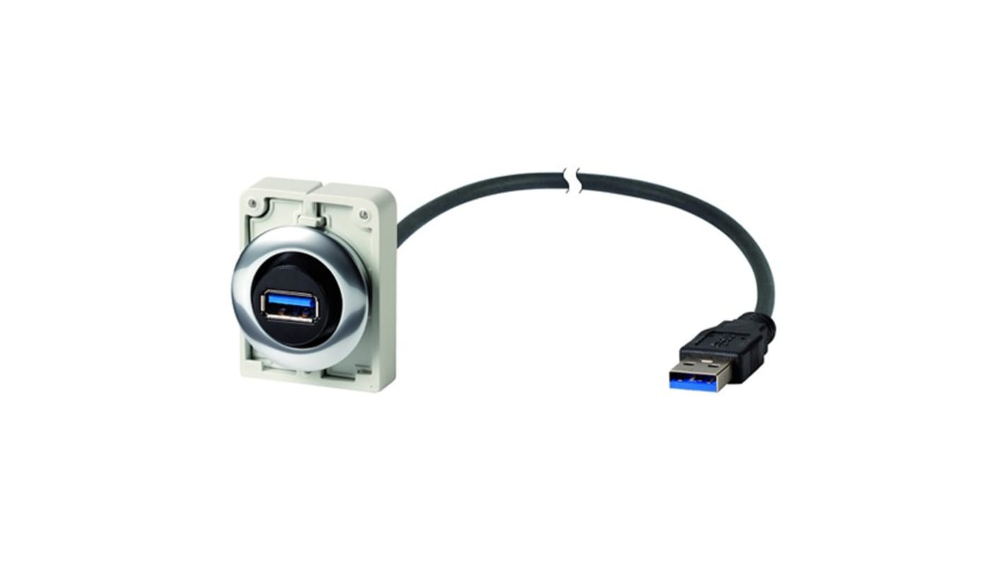 Eaton USB 3.0, Male USB A to Female USB A, 70mm