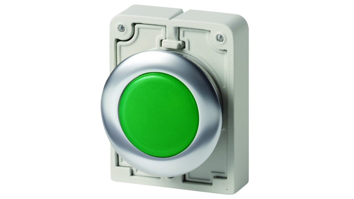 Eaton, Panel Mount Green Indicator, 30mm Cutout, IP66, IP67, IP69K, Round, 250V