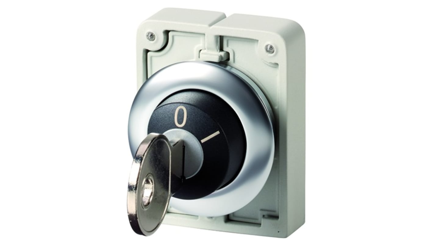Eaton M30 2-position Key Switch Head, Momentary, 30mm Cutout