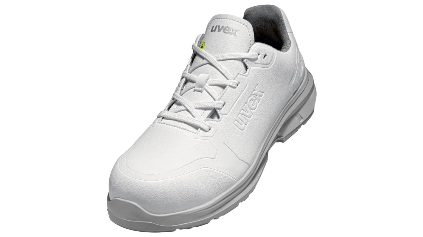 Uvex Uvex 1 Unisex White Composite Toe Capped Safety Shoes, UK 15, EU 51