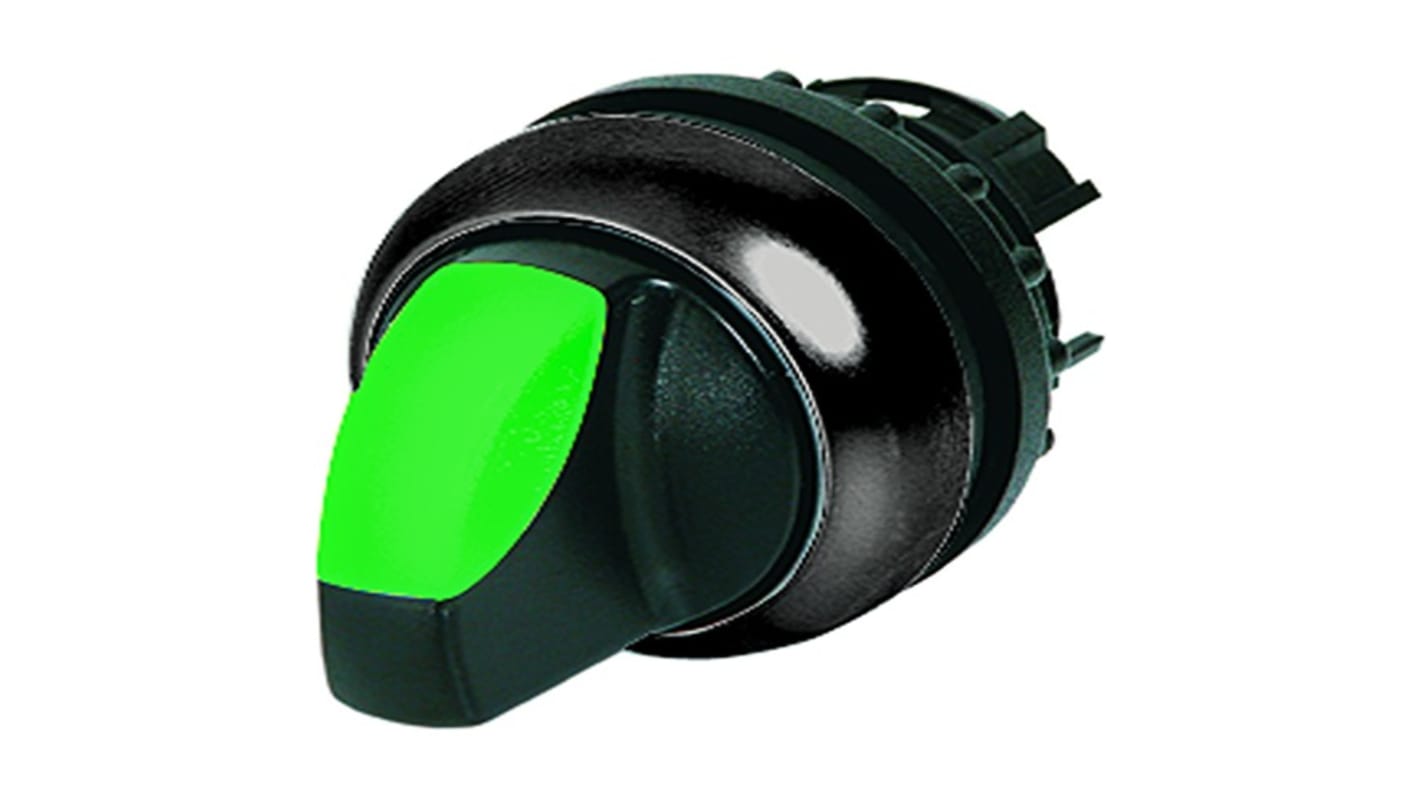 Eaton Toggle Selector Switch - 22.5mm Cutout Diameter, Illuminated 2 Positions